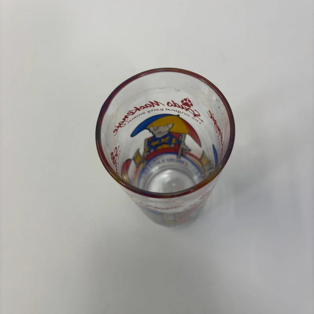 Vintage 1987 Bud Light Spuds Mackenzie Party Animal Beer Drink Glass 6